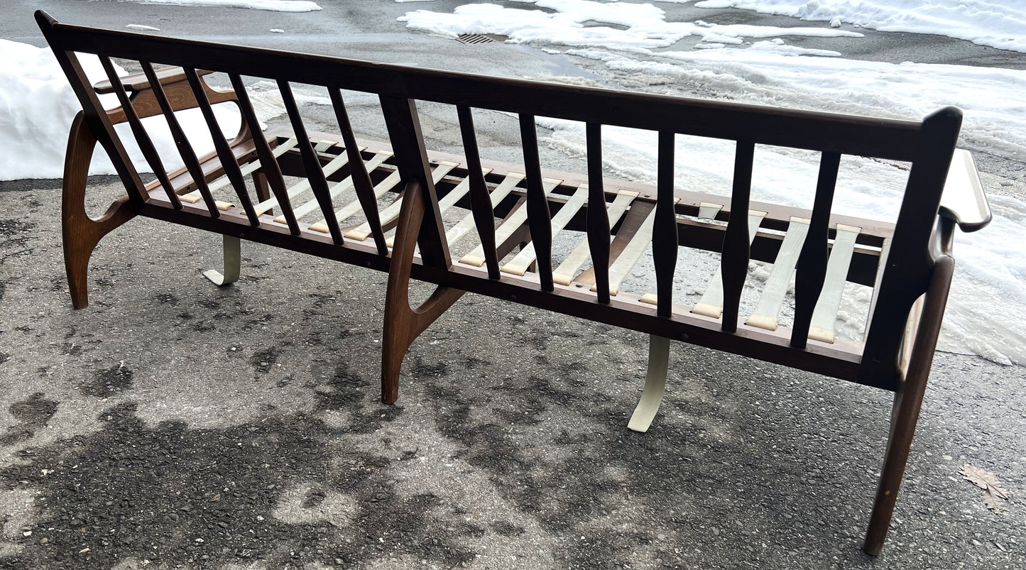 RESTORED Mid Century Modern Sofa by Adrian Pearsall 74"