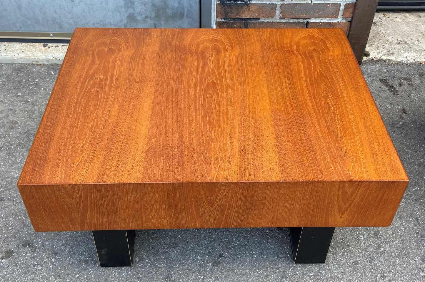 REFINISHED Mid Century Modern Teak Accent Table by RS Associates w drawer