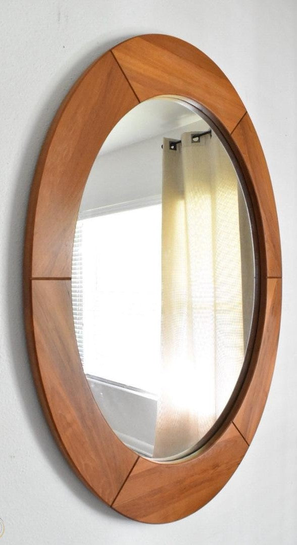 RESERVED for K. ***Danish MCM Pedersen & Hansen Solid Teak Mirror and Console Table,  PERFECT - Mid Century Modern Toronto