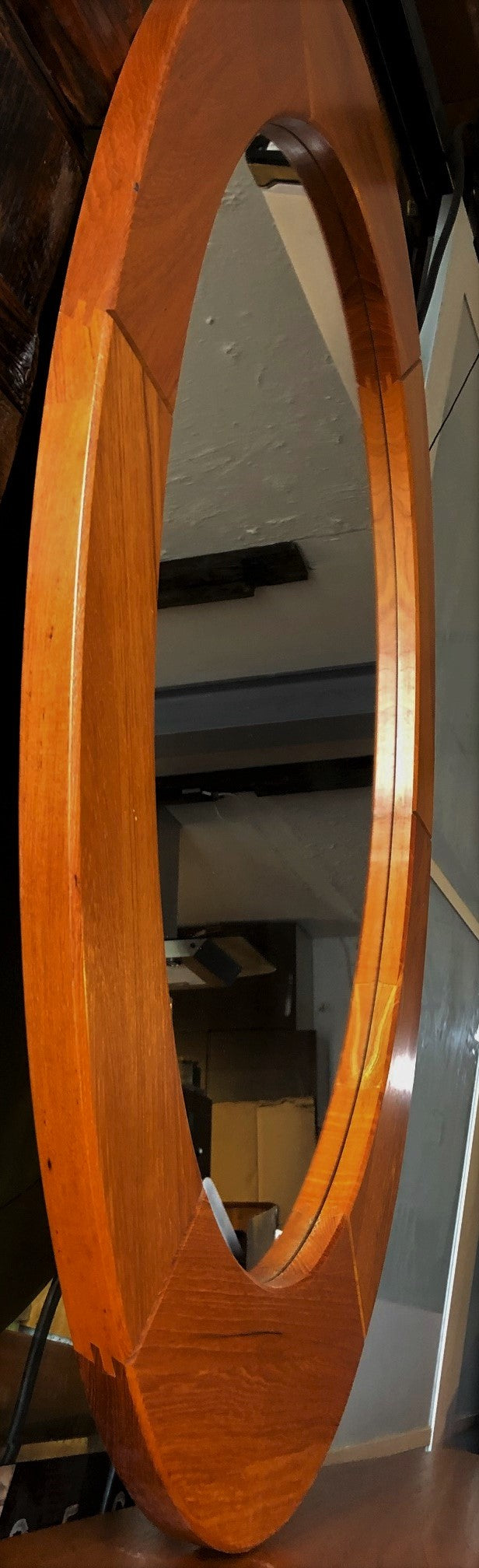 RESERVED for K. ***Danish MCM Pedersen & Hansen Solid Teak Mirror and Console Table,  PERFECT - Mid Century Modern Toronto
