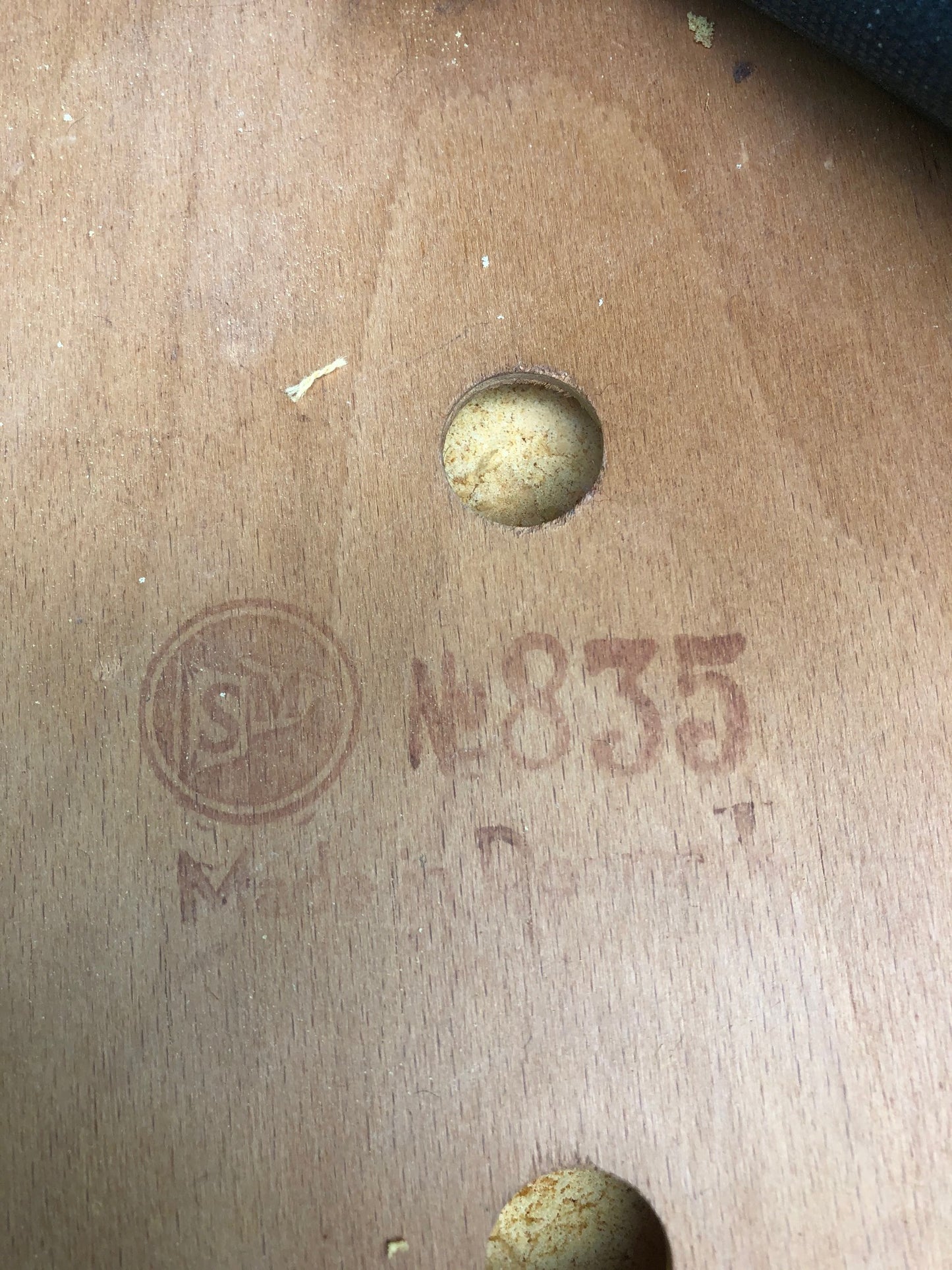 REFINISHED & REUPHOLSTERED in grey wool Danish MCM Teak Recliner & Footrest by Arne Vodder & Anton Borg