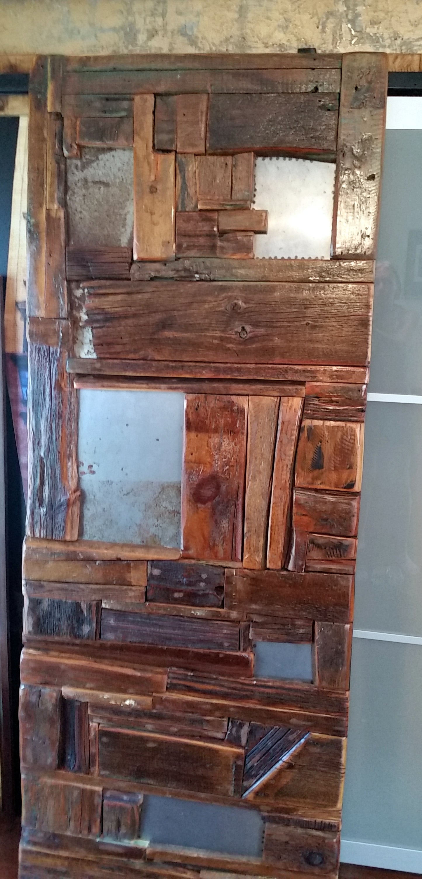 Sliding Barn Door Modern Rustic Industrial - One of the Kind - Mid Century Modern Toronto
