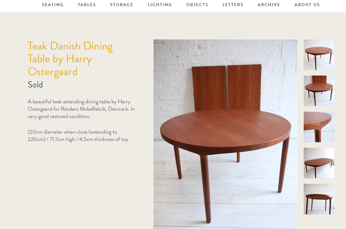 REFINISHED Danish MCM Round Teak Table w 2 Leaves 47"-86.5" by Harry Ostergaard - Mid Century Modern Toronto