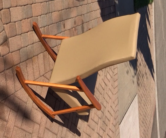 Mid-Century Modern Rocking Chair by Johanson REUPHOLSTERED REFINISHED - Mid Century Modern Toronto