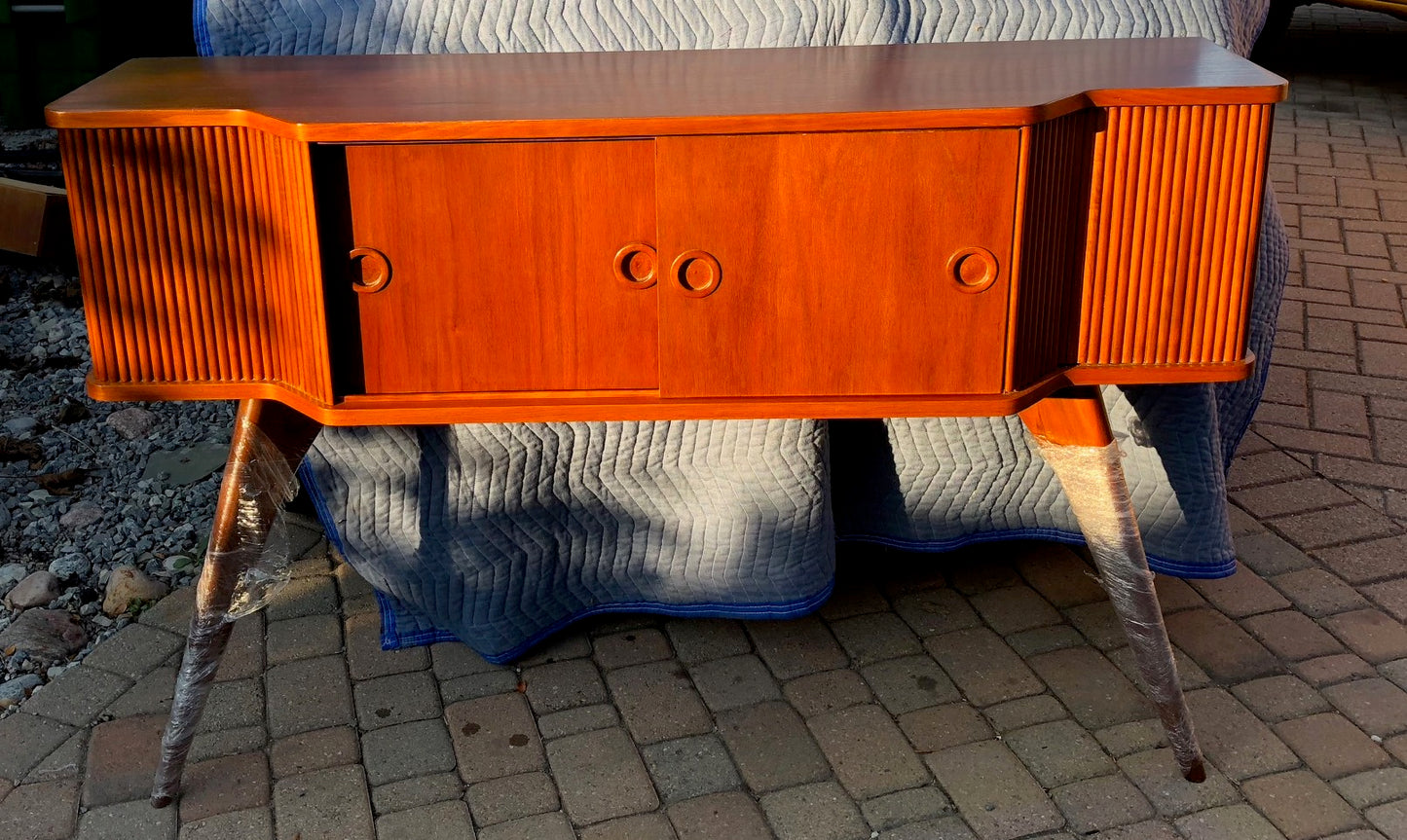 Exceptional Kagan or Pearsall style Walnut MCM Sideboard (part of the set) - Mid Century Modern Toronto