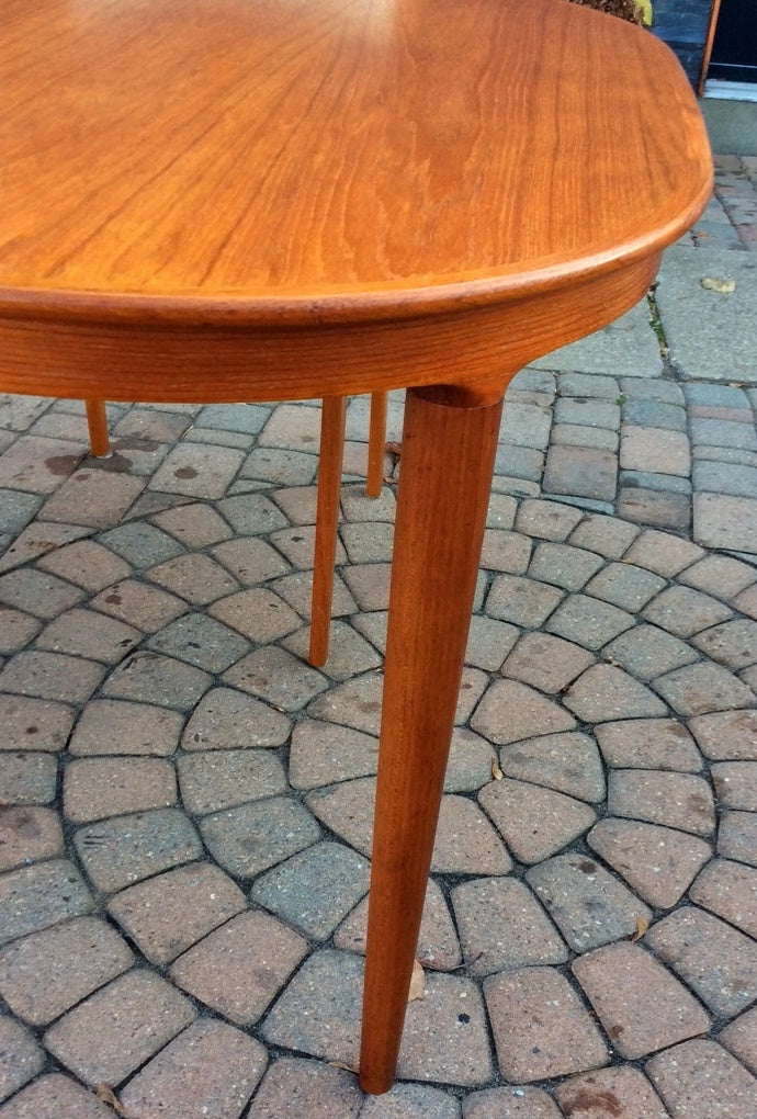 REFINISHED Danish MCM Teak Table by Skovmand and Andersen (no leaf) 45"x45", perfect - Mid Century Modern Toronto