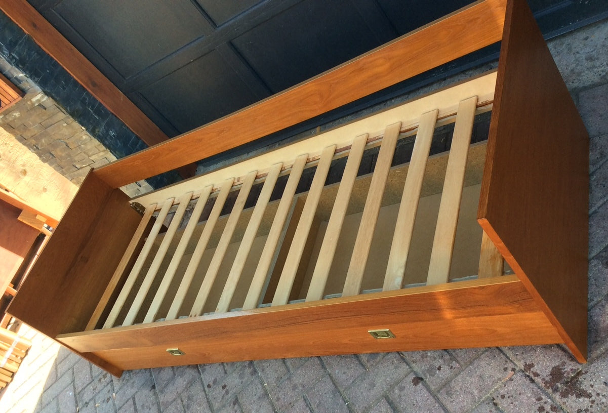 Danish Mid Century Modern Teak Day Bed with Storage Drawer - Mid Century Modern Toronto