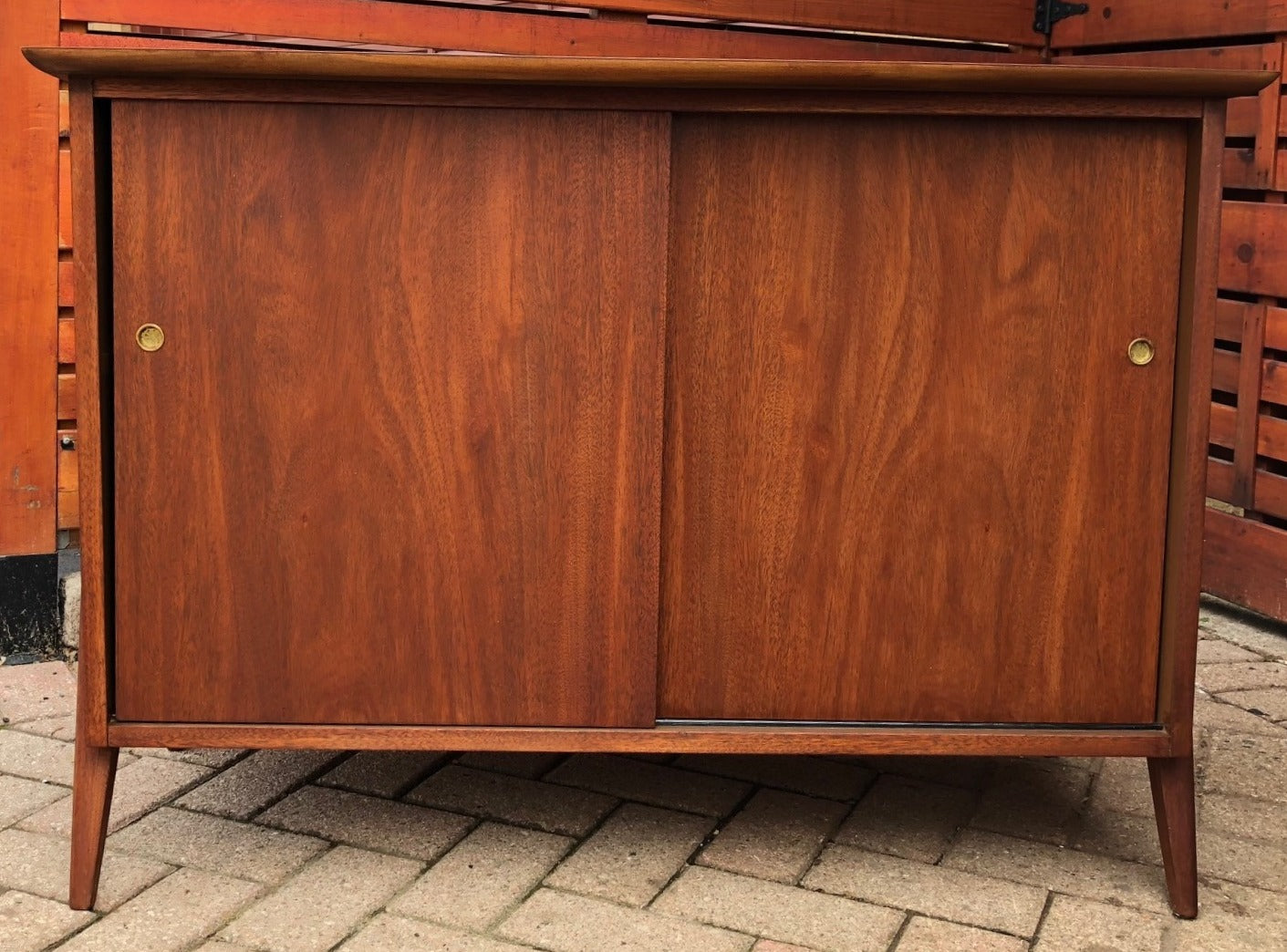 REFINISHED Rare Russell Spanner Walnut Dining Suite- table, 4 chairs, buffet - Mid Century Modern Toronto
