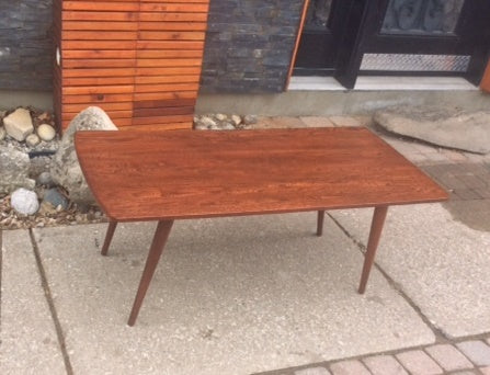 Mid Century Modern Solid Wood Coffee Table REFINISHED - Mid Century Modern Toronto