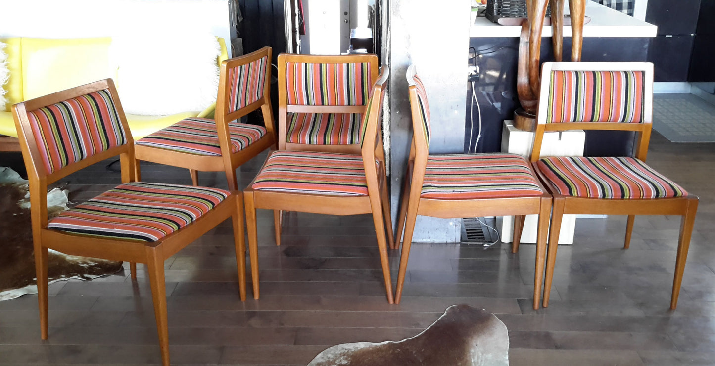 6 Mid Century Modern Teak Dining Chairs, $50 each CLEARANCE SALE - Mid Century Modern Toronto