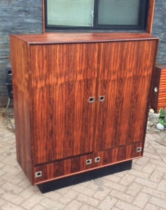 COMMING SOON Rosewood MCM Wardrobe Tall Dresser Restored 46" - Mid Century Modern Toronto