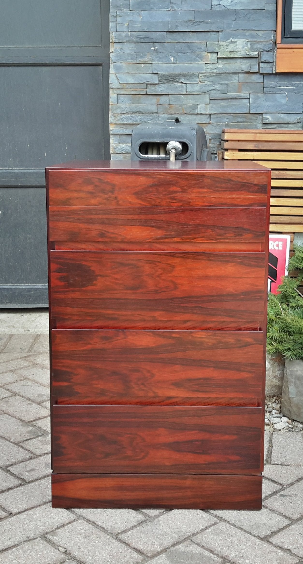 Danish MCM Small Rosewood Dresser REFINISHED 18.5" - Mid Century Modern Toronto