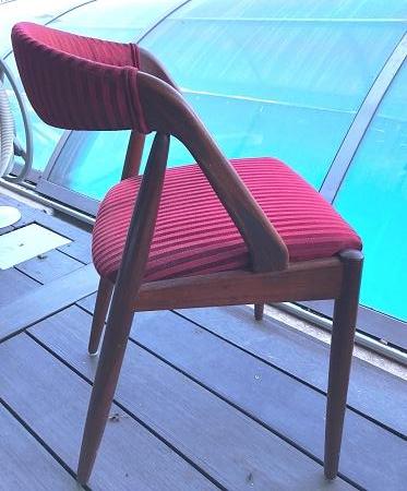 4 RESTORED MCM Kai Kristiansen Teak Chairs Model 31, PERFECT, each $399 - Mid Century Modern Toronto