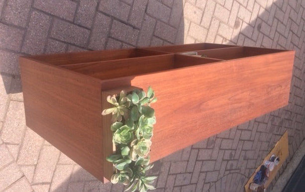 REFINISHED MCM Teak Divider Bookcase 48" - Mid Century Modern Toronto