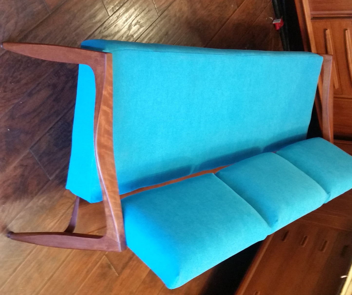 REFINISHED REUPHOLSTERED MCM SOFA by Jan Kuypers for Imperial Furniture - Mid Century Modern Toronto