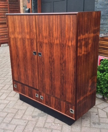 COMMING SOON Rosewood MCM Wardrobe Tall Dresser Restored 46" - Mid Century Modern Toronto