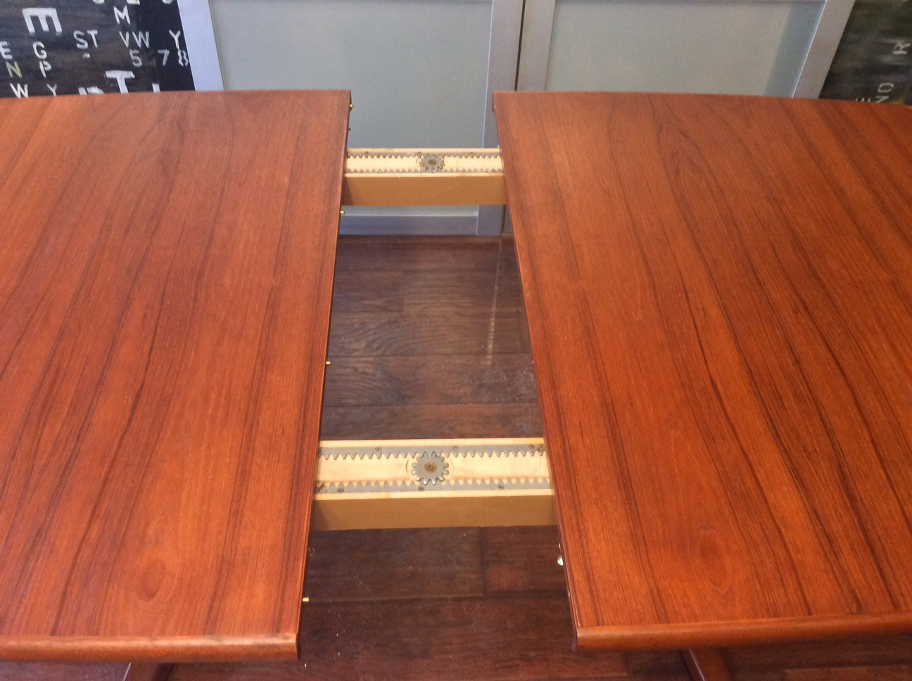 Mid Century Modern Teak Dining Table Extendable REFINISHED - Mid Century Modern Toronto