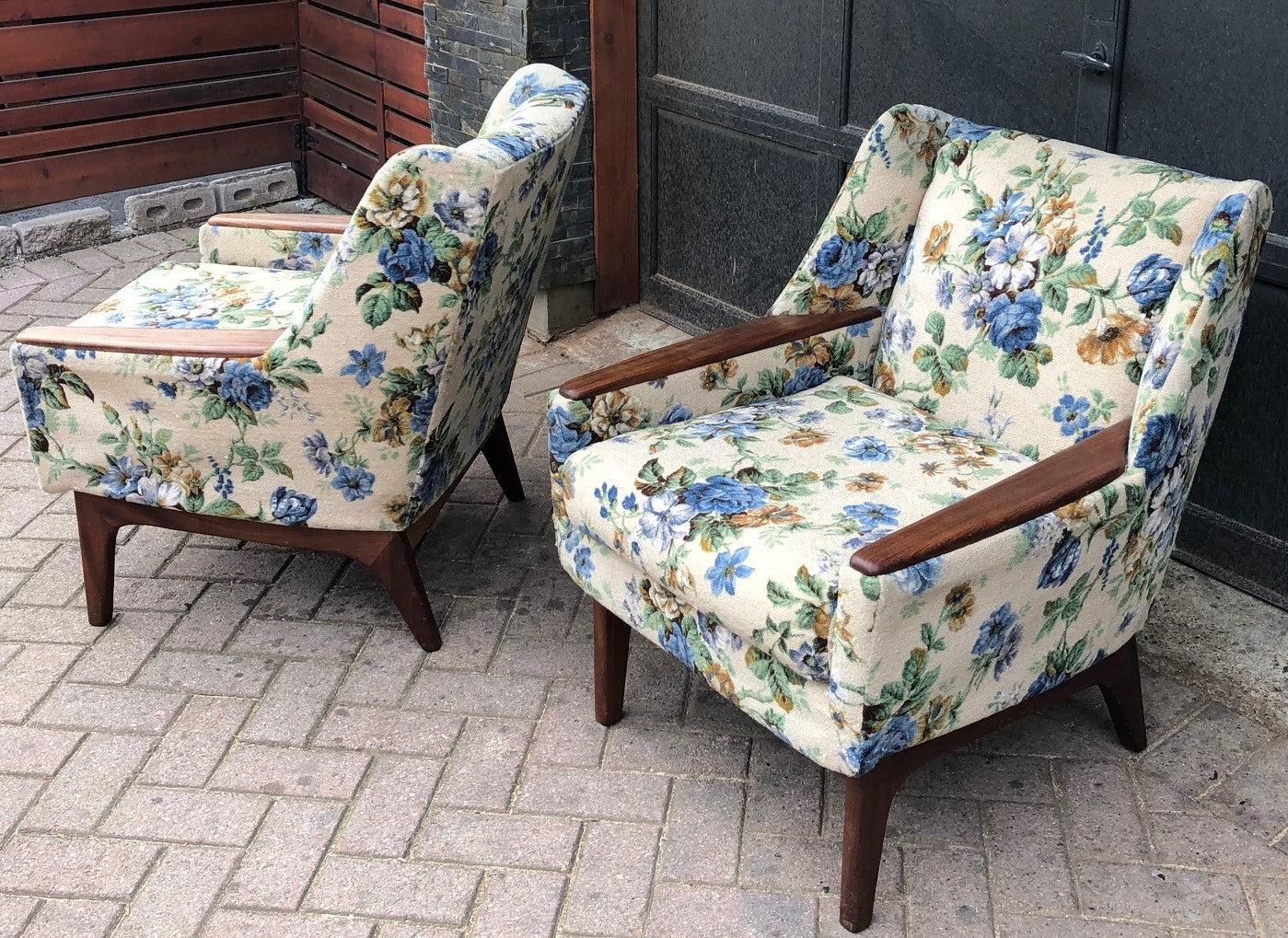 SOLD ***REFINISHED MCM Teak Sofa & 2 Lounge Chairs will be REUPHOLSTERED for you - perfect - Mid Century Modern Toronto
