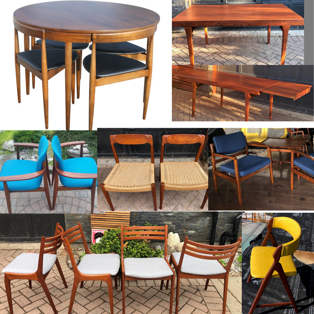 5. FURNISHING YOUR HOME with MID CENTURY MODERN furniture (part 2 - Dining Tables & Chairs)