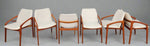 2 RESTORED Danish MCM Teak Armchairs by H.Kjaernulf model 23 (2, 4 or 6 chairs), CHOOSE FABRIC 1