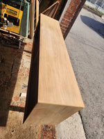 REFINISHED Danish Mid Century Modern Teak Display TV Media Console 60