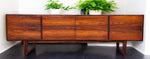REFINISHED Danish Mid Century Modern Brazilian Rosewood Sideboard 95