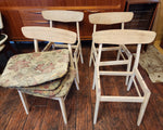4 REFINISHED REUPHOLSTERED Danish Mid Century Modern Teak Chairs by Farstrup 12