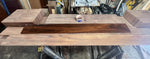 REFINISHED Mid Century Modern Rosewood Queen Bed w Floating Nightstands 12