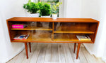 REFINISHED Mid Century Modern Teak Display Bookcase 6