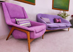 RESTORED Mid Century Modern Folke Ohlsson Lounge Chair by Dux 7