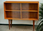 RESTORED Mid Century Modern Teak Display Bookcase 4 ft 1