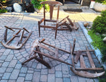 6 REFINISHED will be REUPHOLSTERED Danish MCM Cowhorn Teak Chairs 15