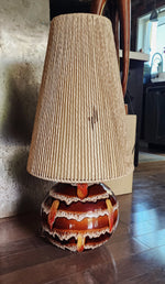 Set of 2 Mid Century Modern table lamps by Maurice Chalvignac 6