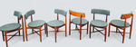 REFINISHED MCM Teak Extension Table & 6 REUPHOLSTERED chairs by G Plan 12