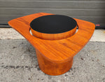 REFINISHED Mid Century Modern Teak Martini Cocktail Table by RS Associates 5