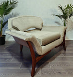 REFINISHED REUPHOLSTERED Mid Century Modern Sofa & Armchair 17
