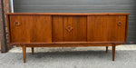 REFINISHED Mid Century Modern Walnut Sideboard Buffet 6 ft 10
