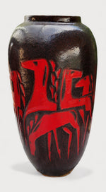 Large Mid Century Modern Floor Vase 
