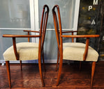 REFINISHED Mid Century Modern Walnut Table w 3 Leaves 61