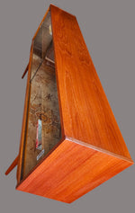 REFINISHED Danish Mid Century Modern Teak Display w Finished Back 72