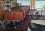 REFINISHED MCM Electrohome Circa 75 Model 701 Stereo Console Space Age Teak 3