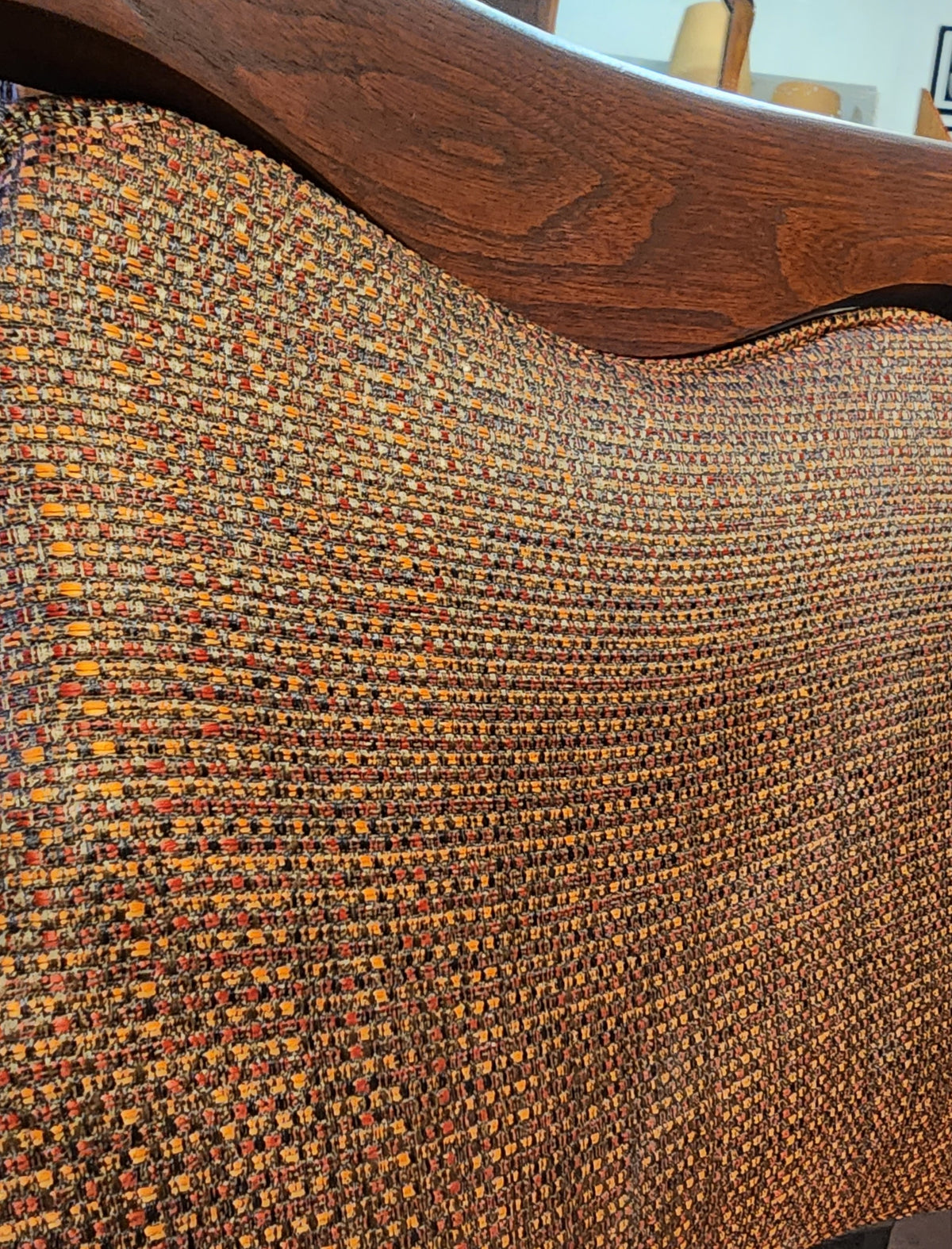 4 REFINISHED REUPHOLSTERED Mid Century Modern Boomerang Chairs