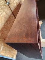 RESTORED Danish Mid Century Modern Rosewood Highboard Narrow 11