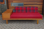 REFINISHED Mid Century Modern Teak Sofa - Bed by Hove Mobler 2