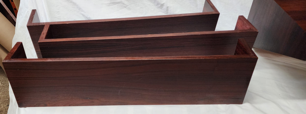Mid Century Modern Rosewood Modular Wall Unit w Desk