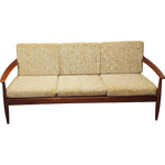 REFINISHED Danish Mid Century Modern Teak 3-Seater Sofa w original upholstery 11