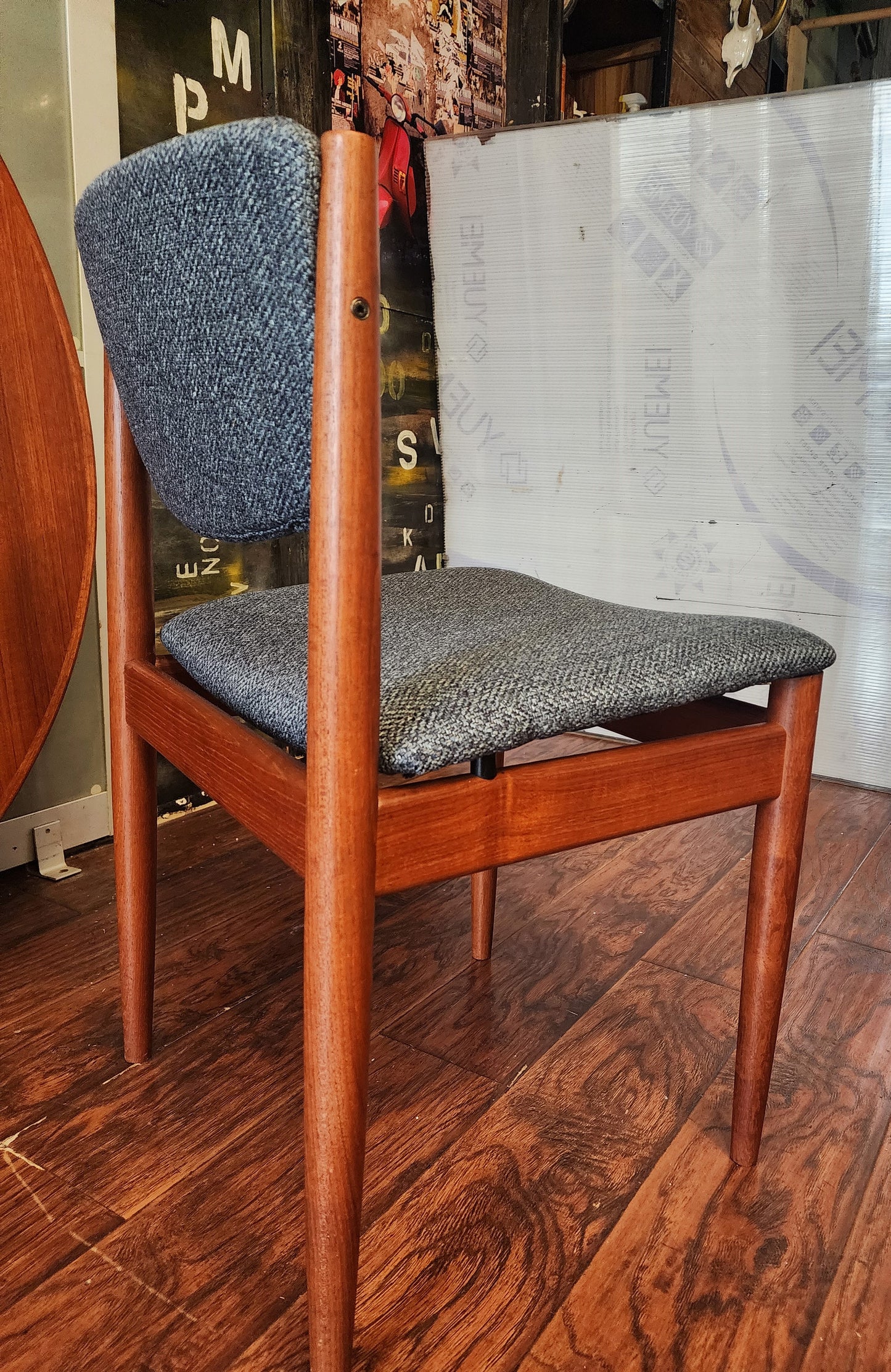 RESTORED Danish Mid-Century Modern Teak Chair by Finn Juhl for for France & Søn