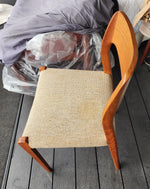 6 RESTORED Danish Mid Century Modern Teak Chairs by Niels O. Møller, Model 71 11