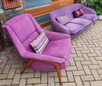 RESTORED Mid Century Modern Folke Ohlsson Lounge Chair by Dux 8