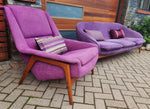 RESTORED Mid Century Modern Folke Ohlsson Lounge Chair by Dux 9